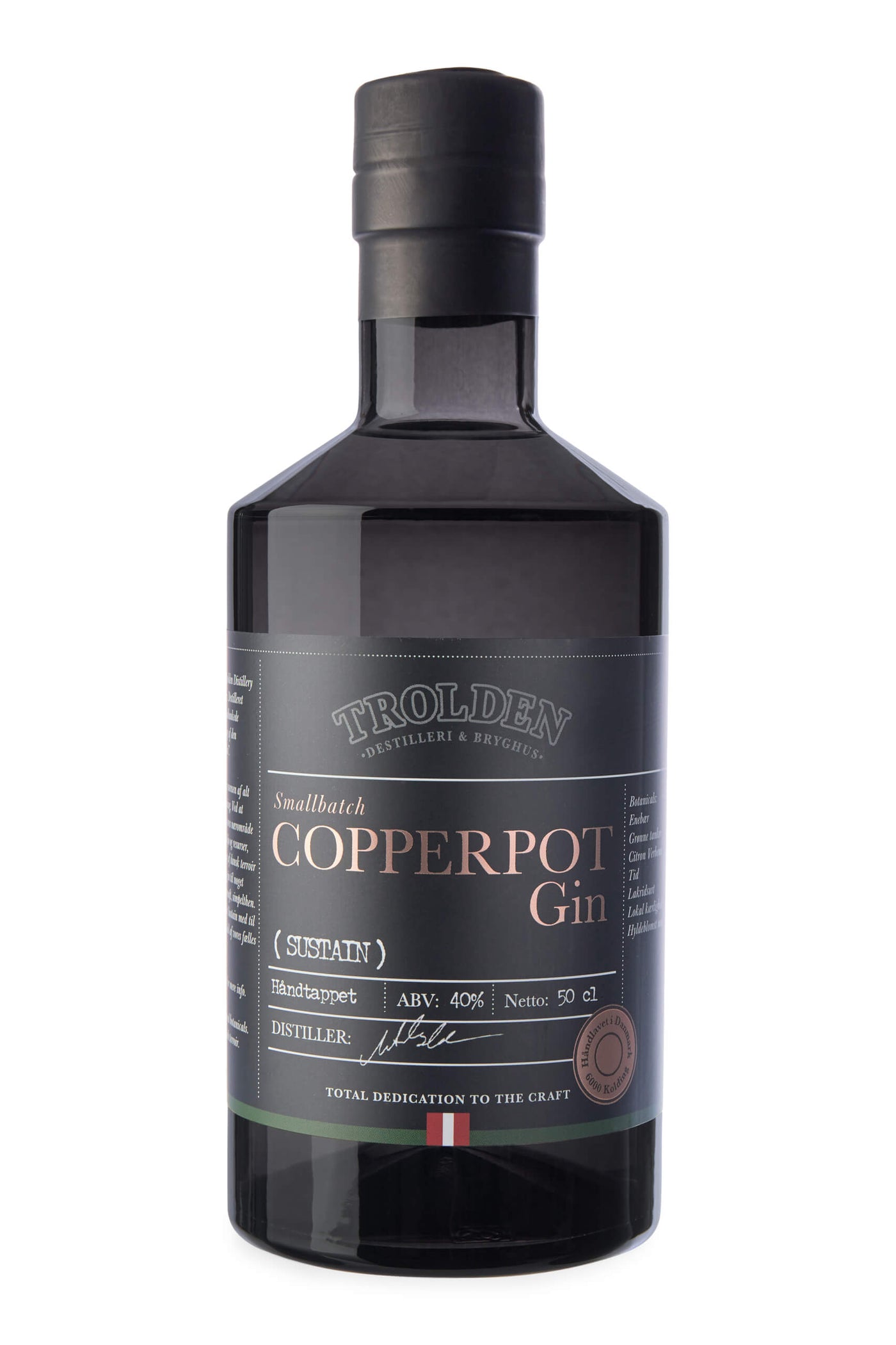 SUSTAIN Copperpot Gin, (50 cl.)