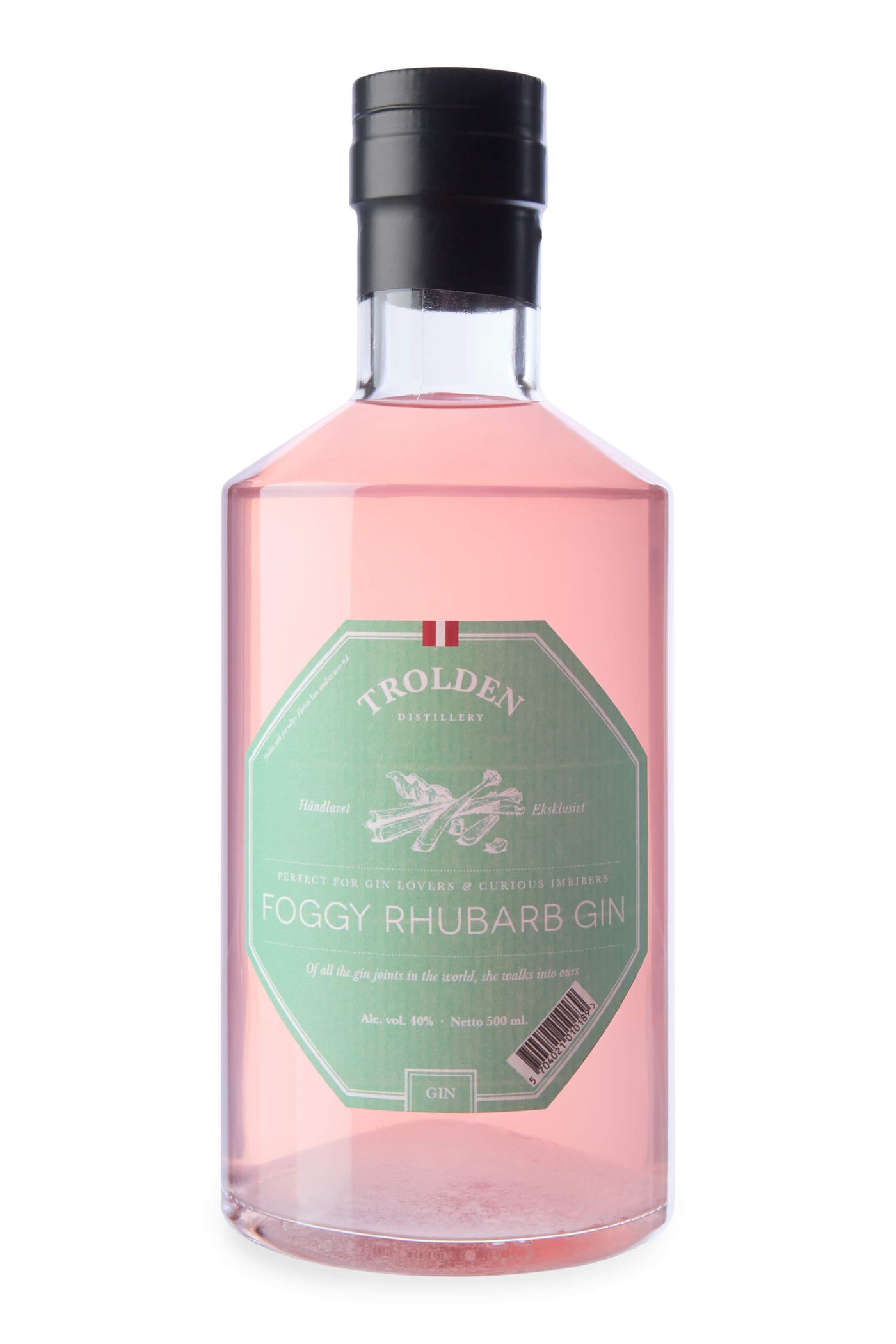 FOGGY RHUBARB Infused Gin, (50 cl.)